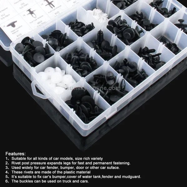 Assortiment de Clips de retenue de voiture, 100 PCS - Image 3