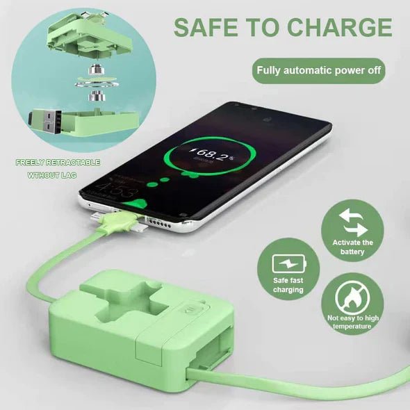 Rouleau de Câble de Chargement Trois en Un