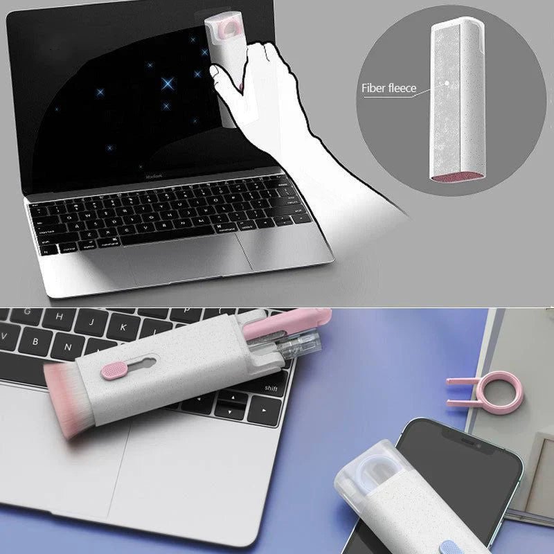 Kit de Brosses de Nettoyage pour Clavier d'Ordinateur 7 en 1 - Image 3