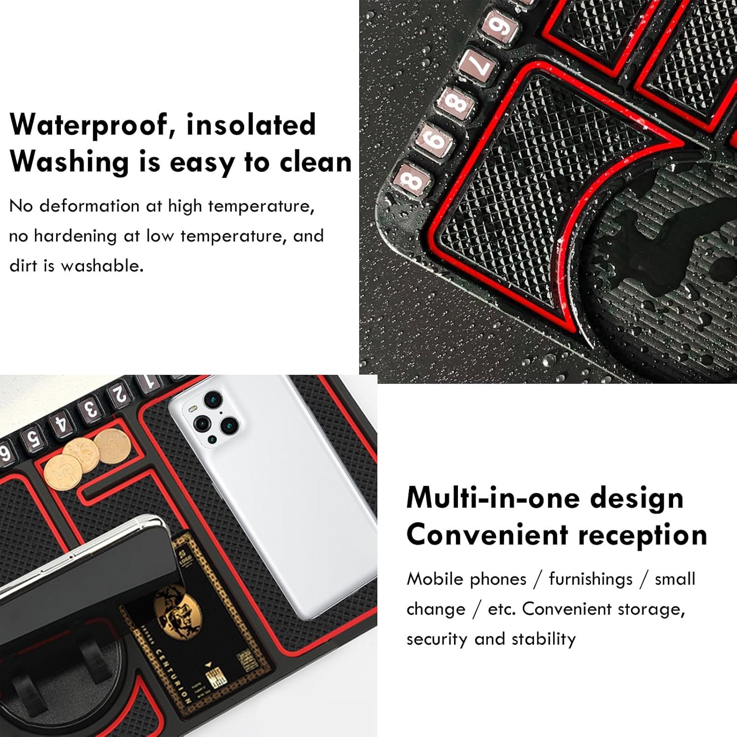 Tapis antidérapant multi-usages en silicone – Adhérence puissante et repositionnable - Image 3