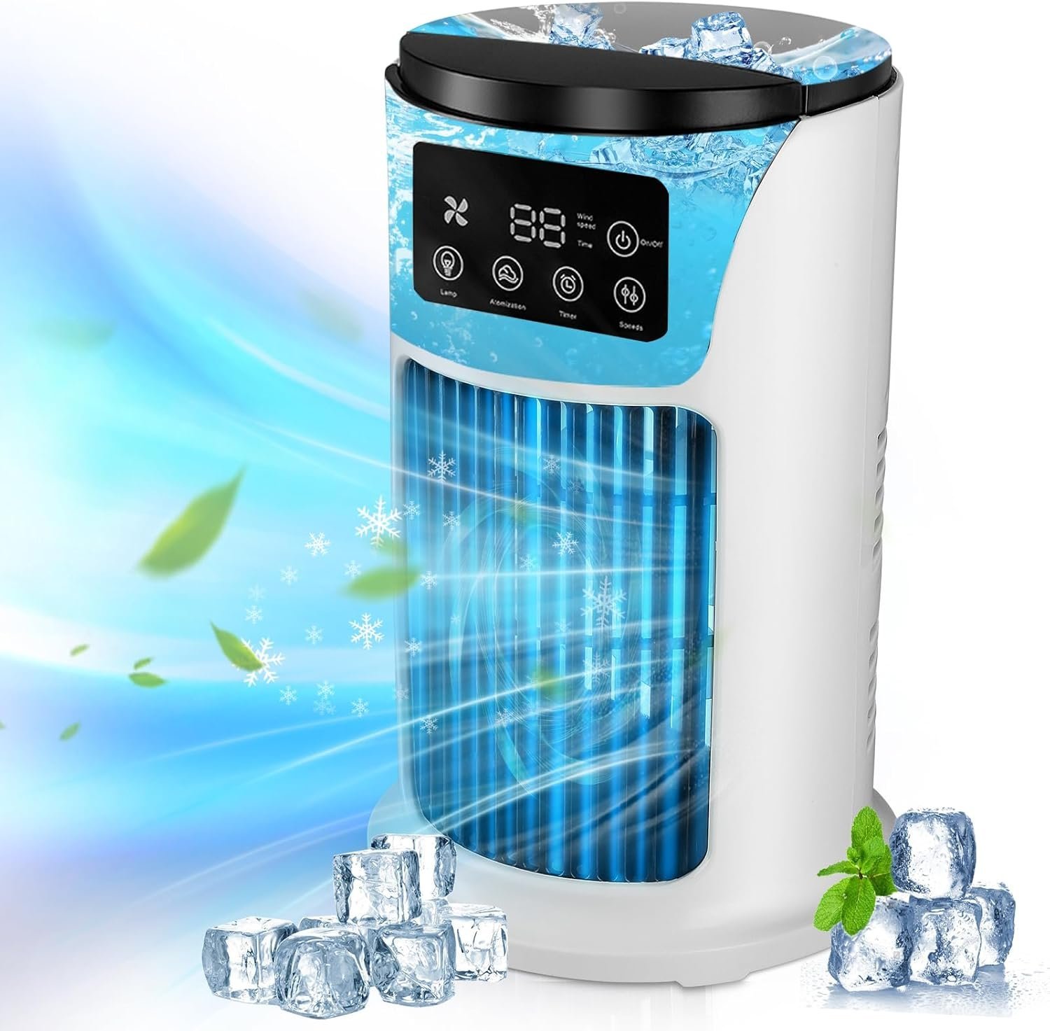 ❄️ Mini Climatiseur Portable 3-en-1 – Fraîcheur Instantanée Partout