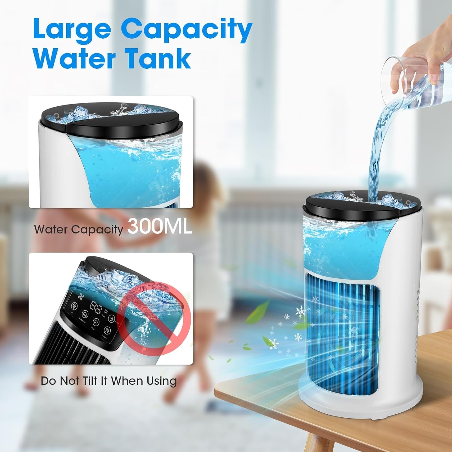 ❄️ Mini Climatiseur Portable 3-en-1 – Fraîcheur Instantanée Partout - Image 6