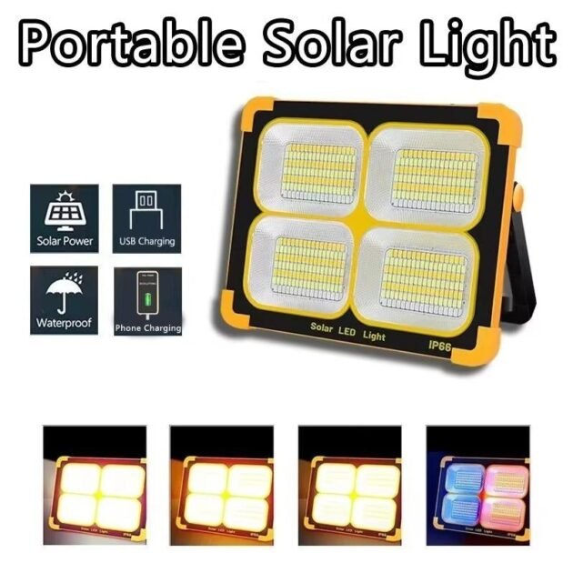 Projecteur LED rechargeable – 200 W | CORESLUX
